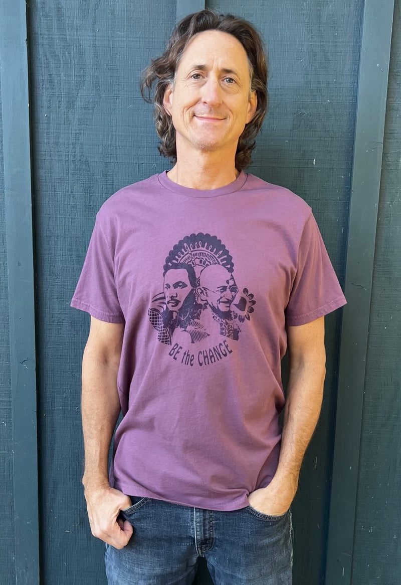 'Be the Change' Mens Organic T-Shirt