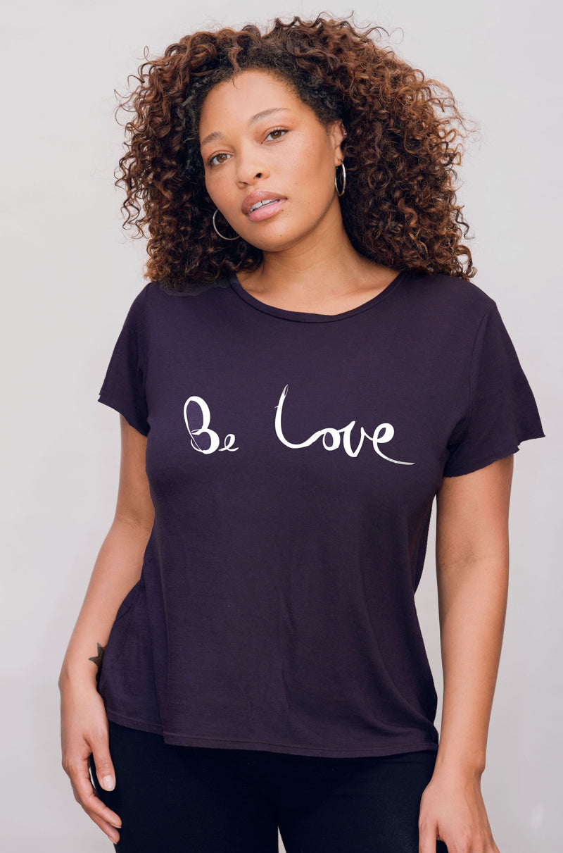 'Be Love' Perfect Tee Black
