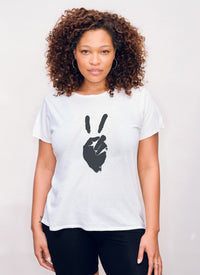 'PRE-ORDER - Peace Sign' Perfect Tee -  Moon - PRE-ORDER