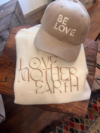 BE LOVE Classic Stencil Font - Classic hat - Dune