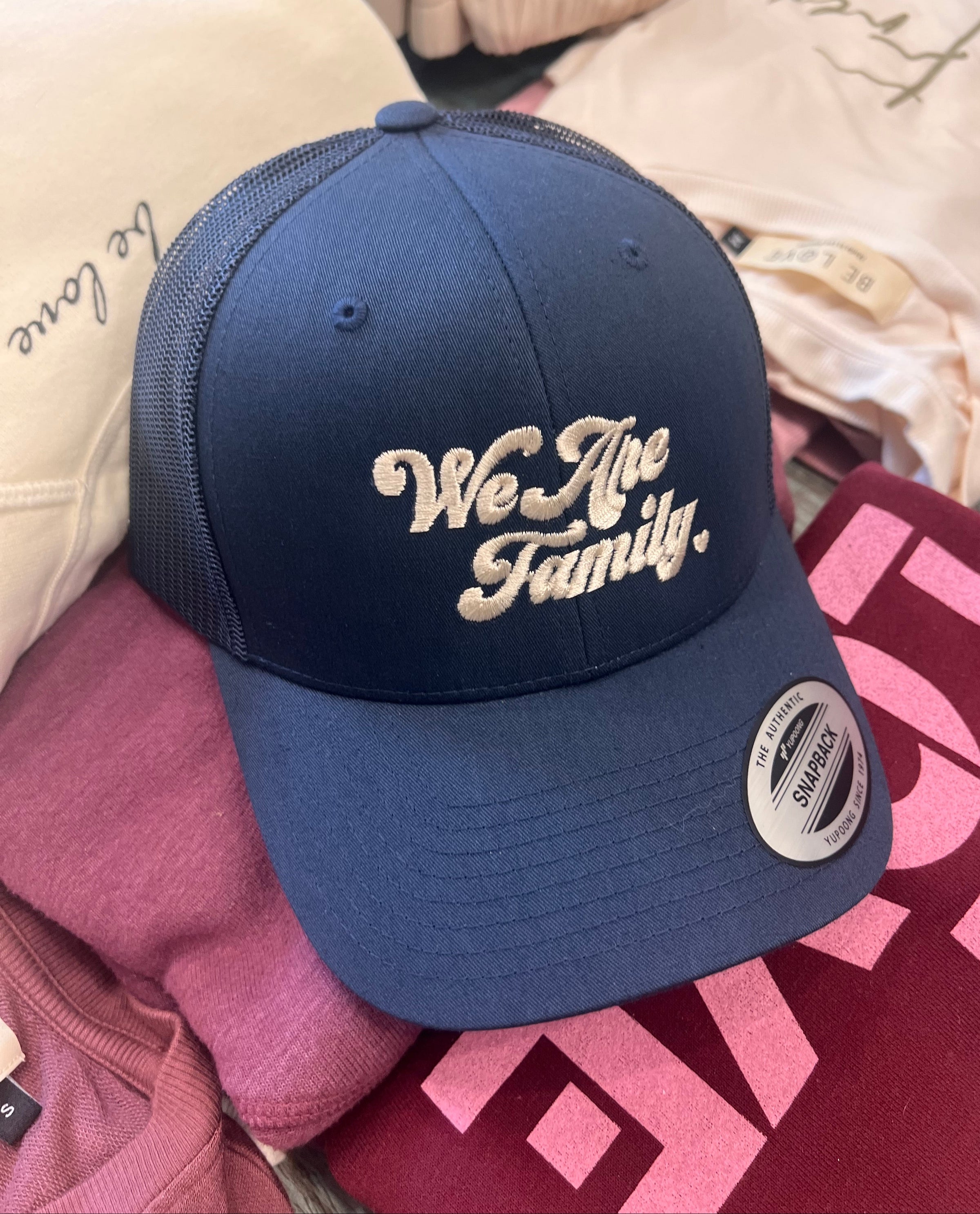 WE ARE FAMILY Classic Cap- Navy
