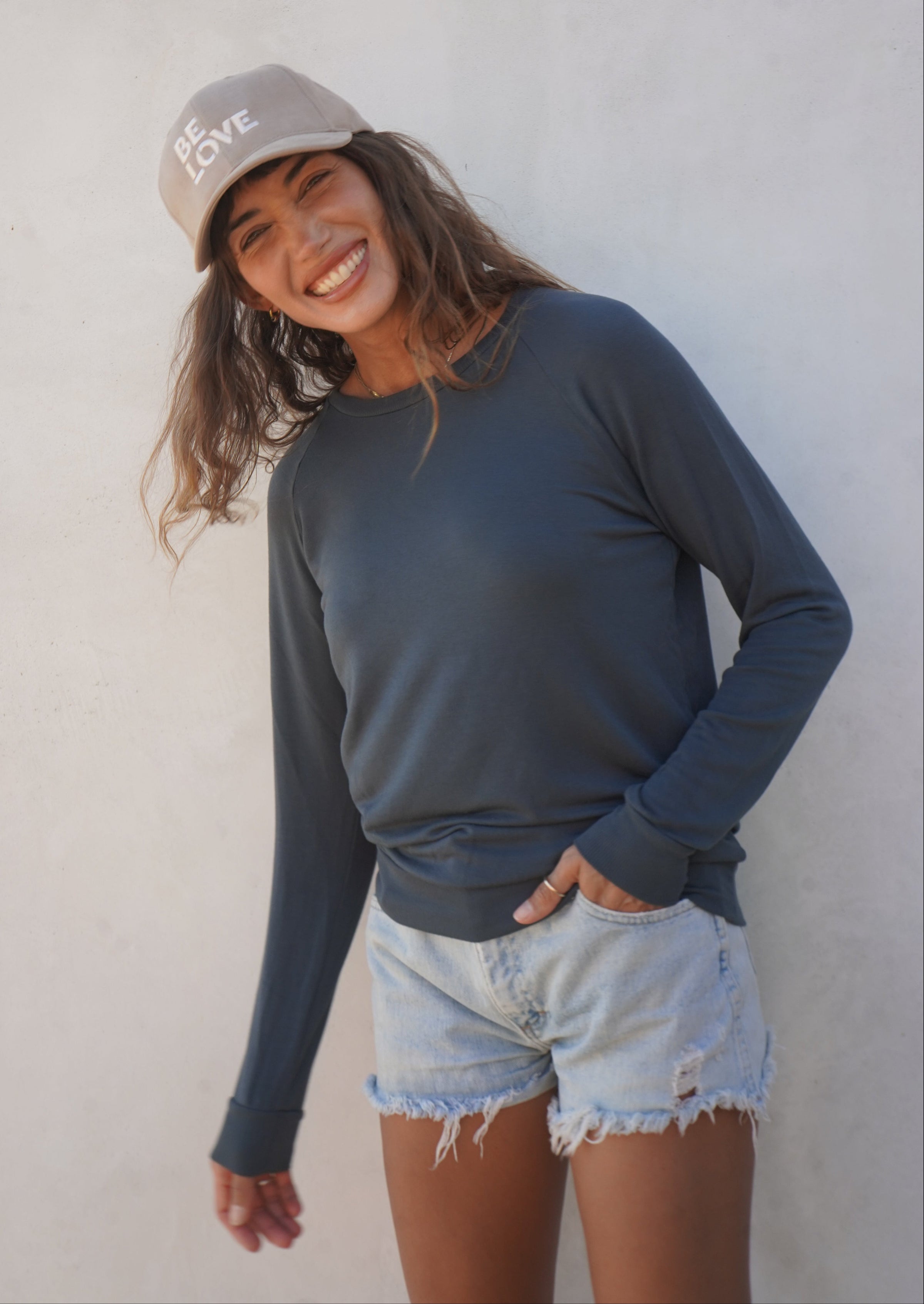 Ultra Soft Raglan - Deep Sea