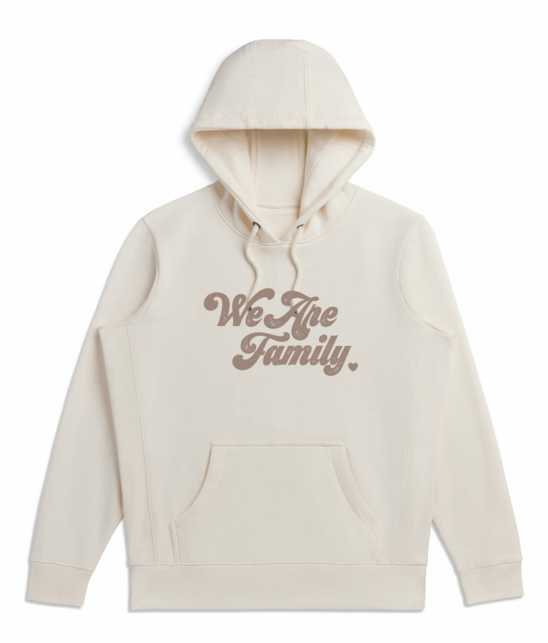 'We Are Family' Hoodie - Cream - supporting 'Doctors Without Borders'