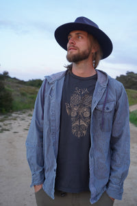 'Seva is Service' Men's Perfect Fit Organic Tee