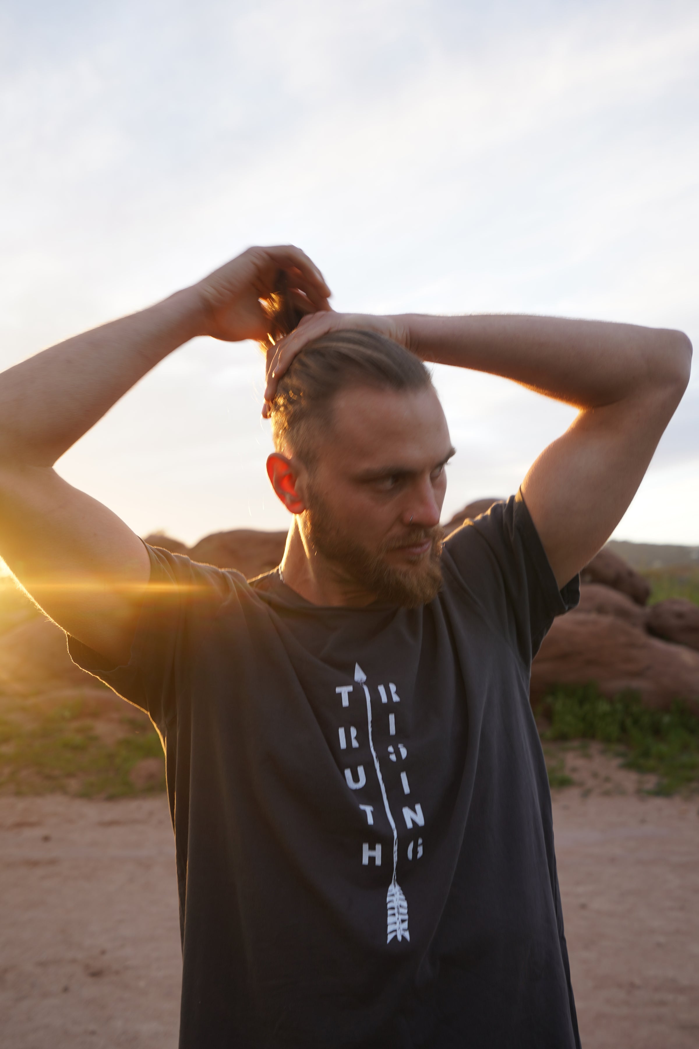 'Truth Rising' Mens Organic Tee