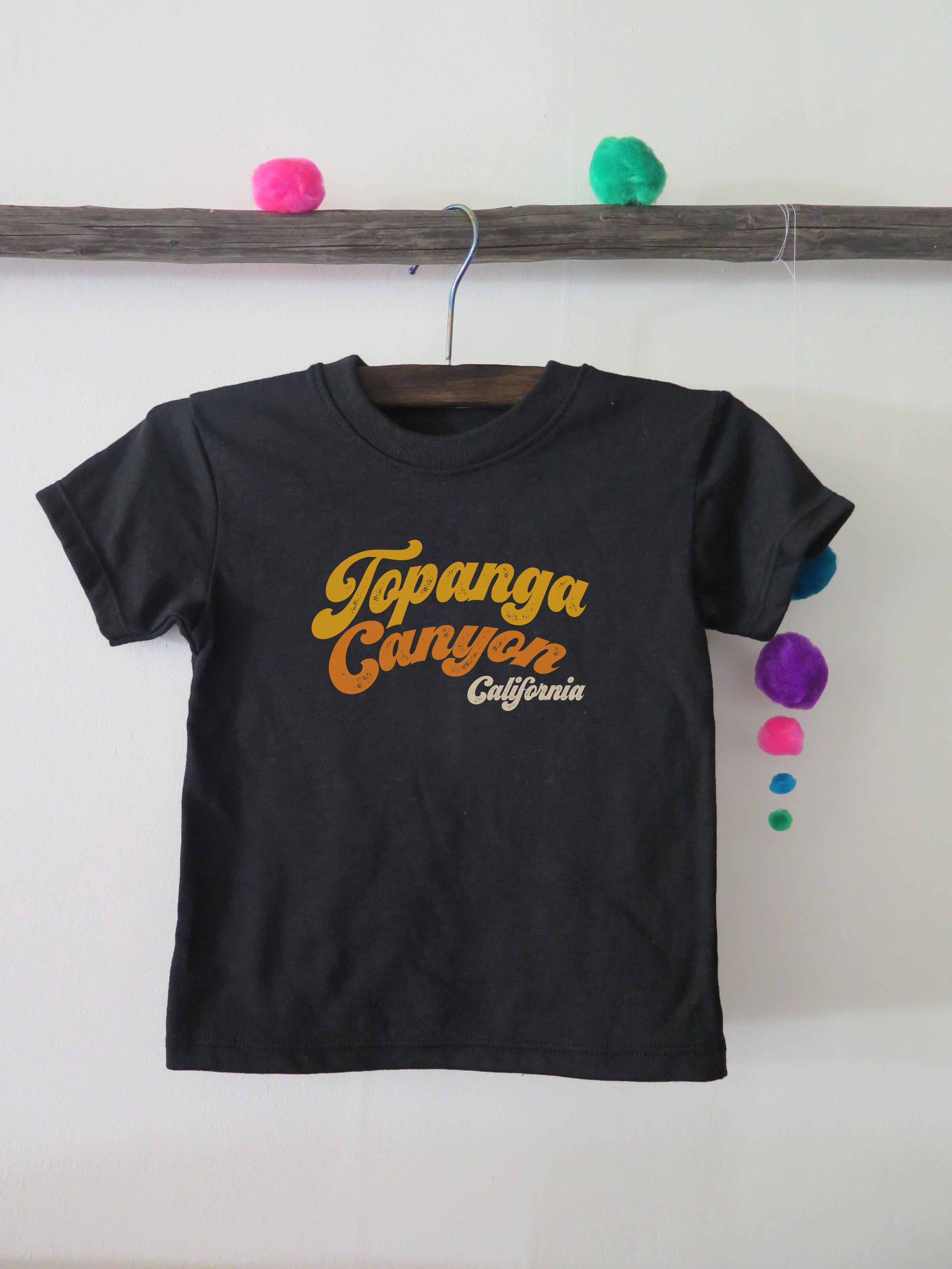 'TOPANGA' KIDS TEE (VINTAGE BLACK)