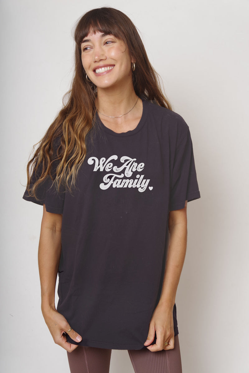 'We Are Family' T-Shirt - Slate