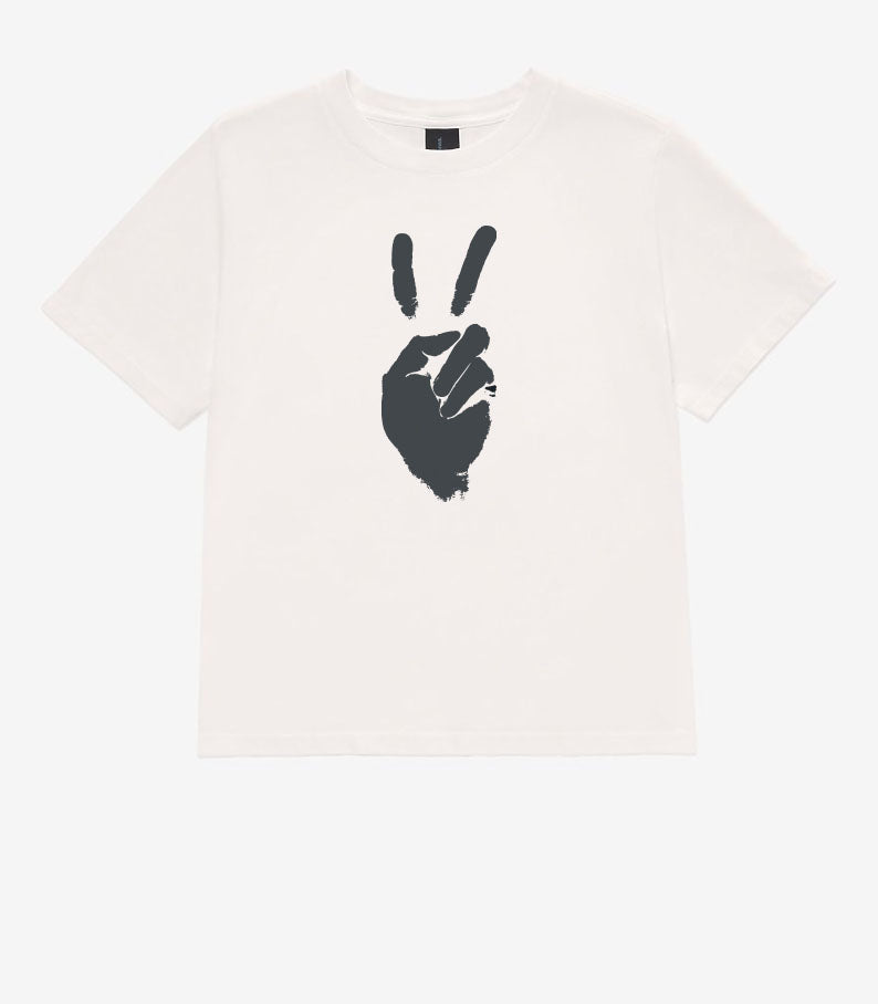 'Peace Sign'  The Really Good Tee - Natural
