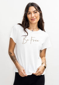 PRE-ORDER - 'Be Free'  Perfect Tee - Moon