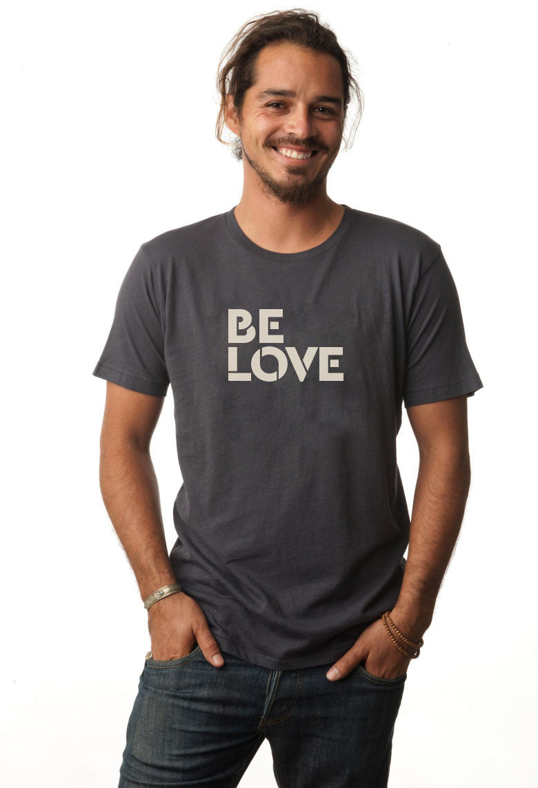 Be Love' Printed Sustainable T Shirts Mens