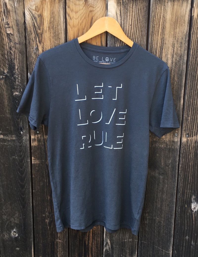 Let Love Rule' Printed Orgabic T-Shirt for Men