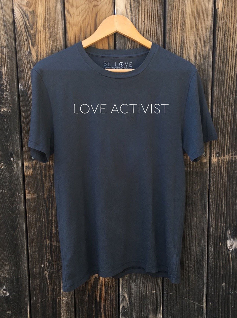 'Love Activist' Mens Organic Tee