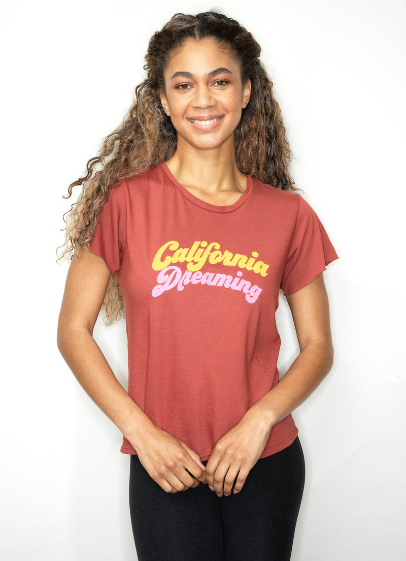 California Dreaming' Perfect Red Tees for Girls