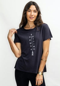 'Truth Rising' Be Love Perfect Tee - Vintage Black