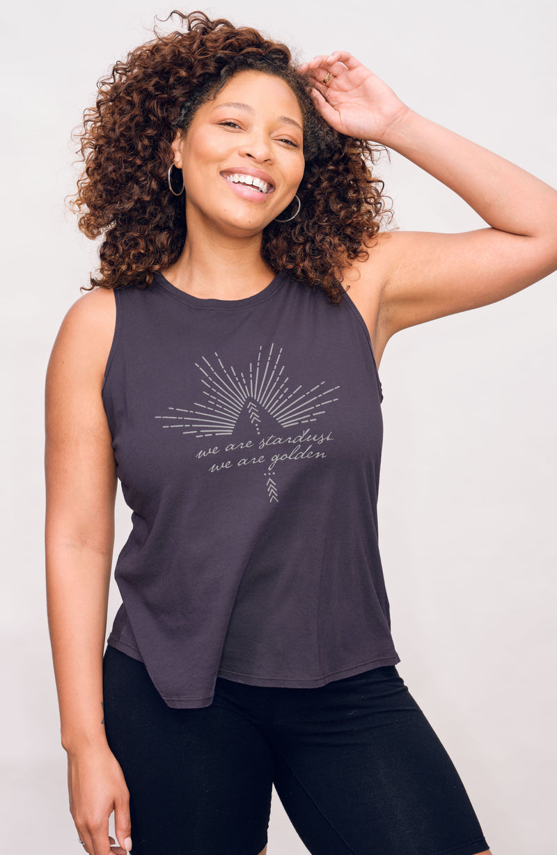 'We Are Stardust ~ We Are Golden' Perfect Fit Tank-Top