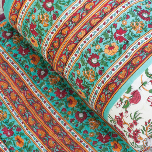SUPER SOFT & COZY HANDMADE QUILT - TEAL