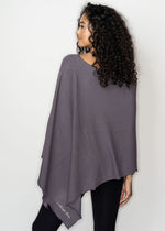 'I Choose Love' Poncho With Embroidery -  Rabbit