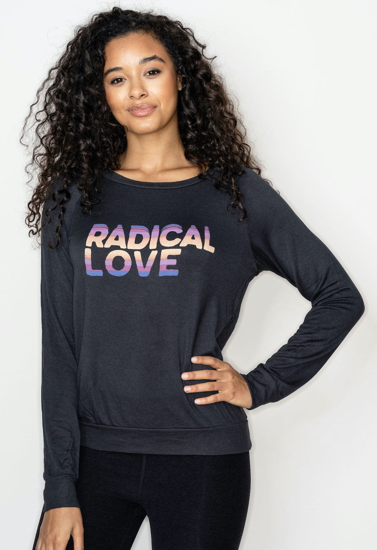 Radical Crew Sweatshirt in Black
